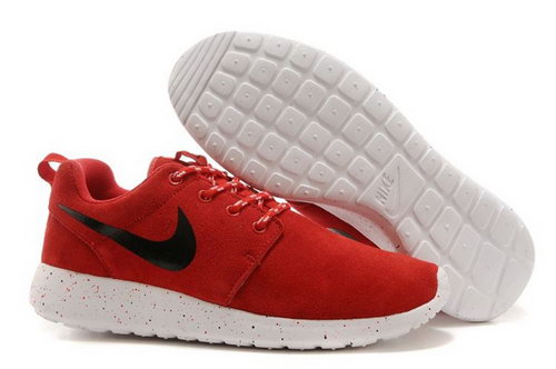 Nike Roshe Run Mens Shoes Fur Waterproof All Red Black White New Cheap